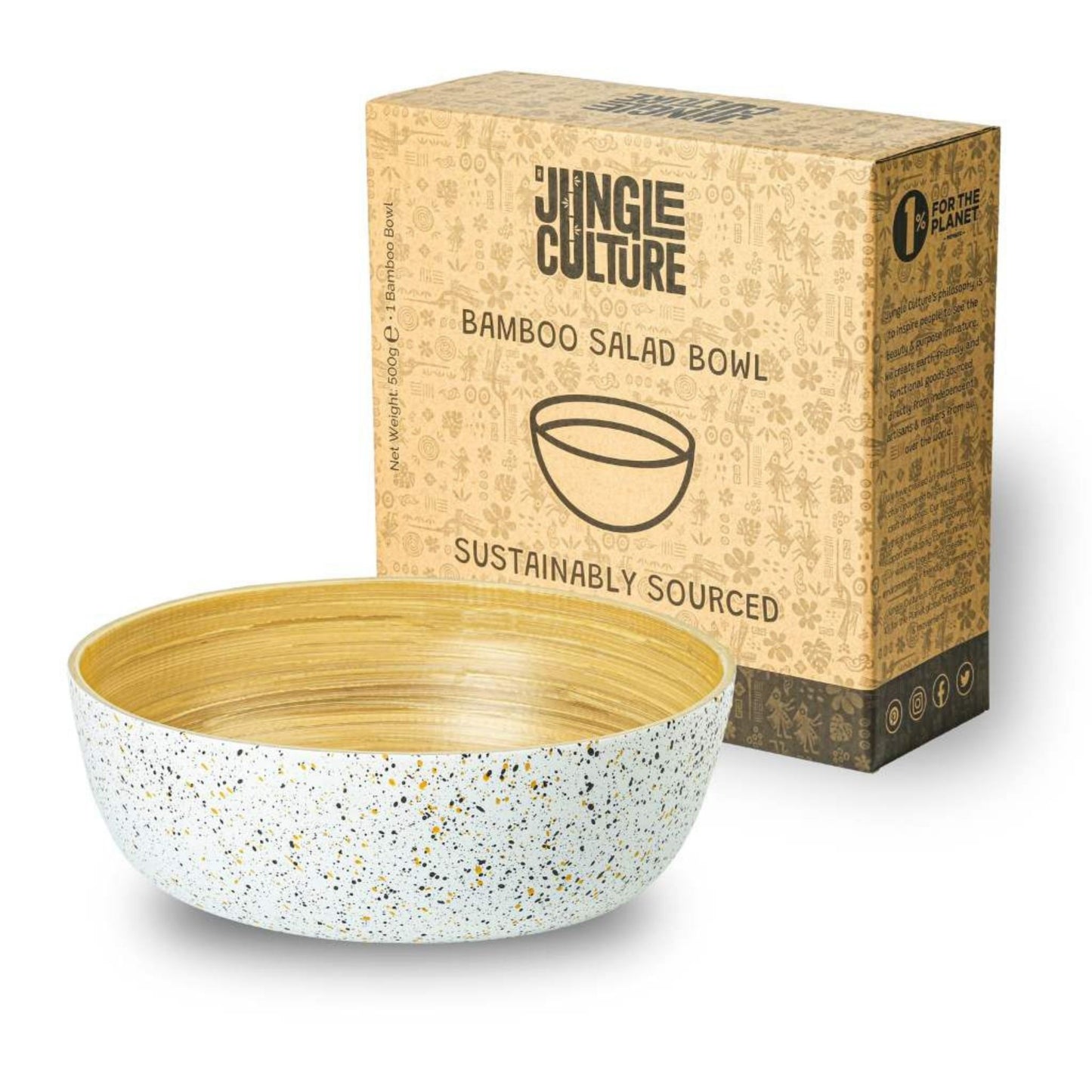 Bamboe serveerschaal - Ø 18 cm