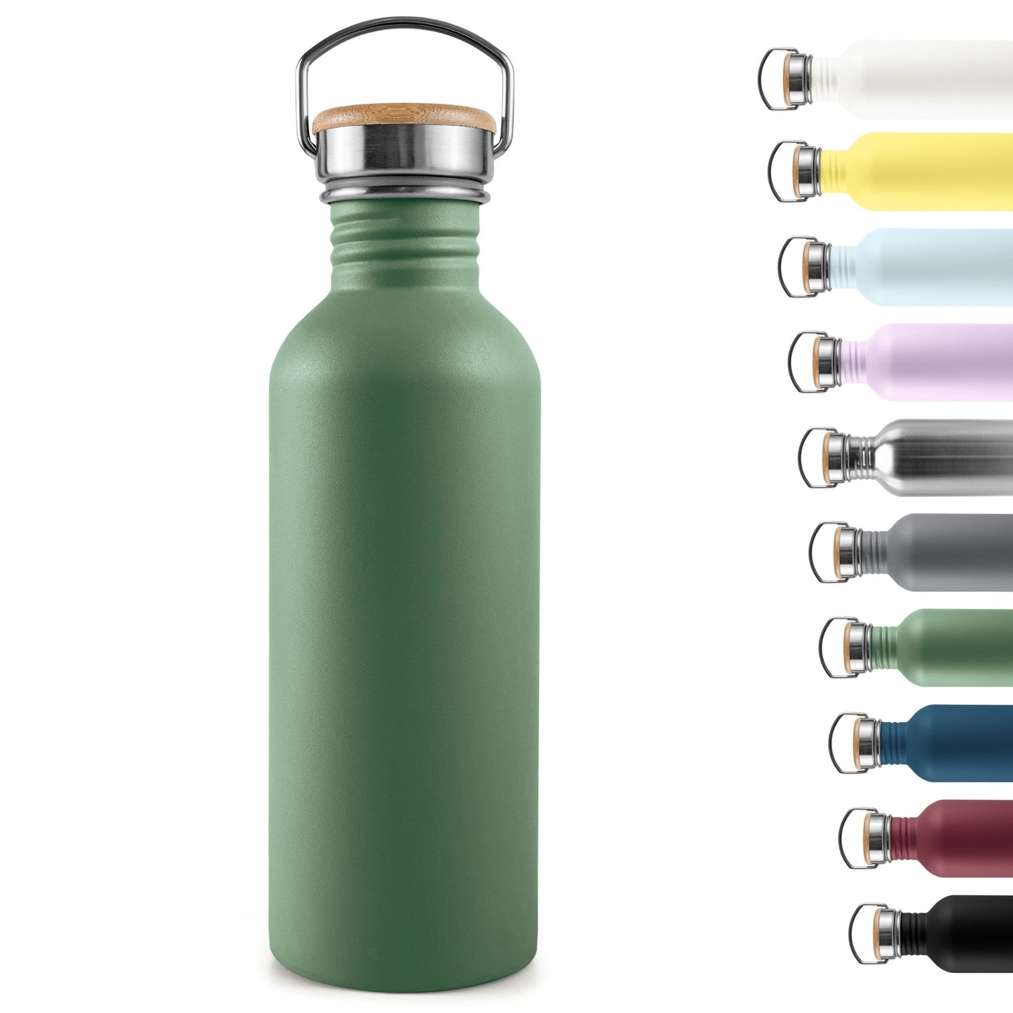 RVS waterfles saliegroen - 500 ml