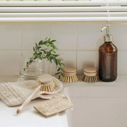 Bamboe afwasborstelset - Set van 4 stuks