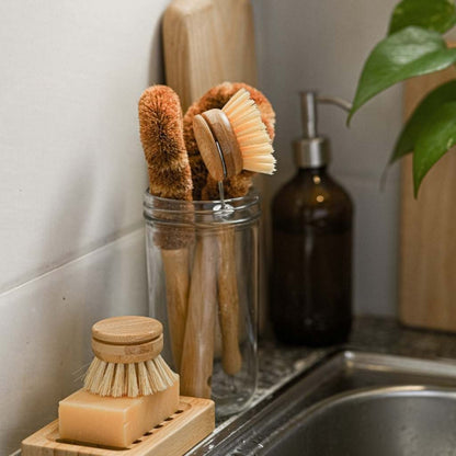 Bamboe afwasborstelset - Set van 6 stuks