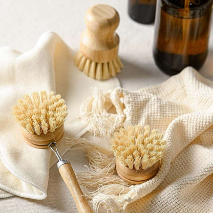 Bamboe afwasborstelset - Set van 6 stuks